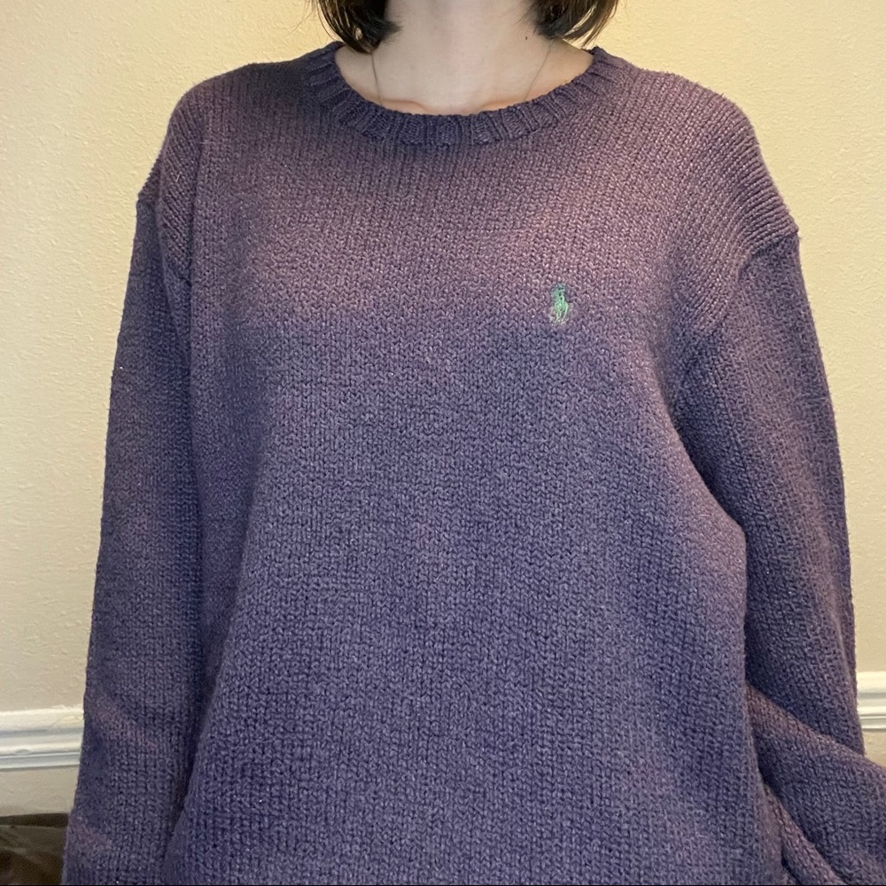 Purple vintage sweater Polo